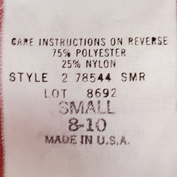 Vintage Robe Gilligan O'Malley Pink Velour Half Zip House Coat S 8-10 Ve… - Picture 10 of 11